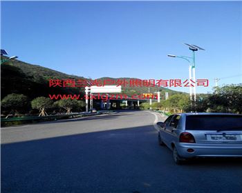 寧夏市電路燈項目案例-咸陽旬陽縣	